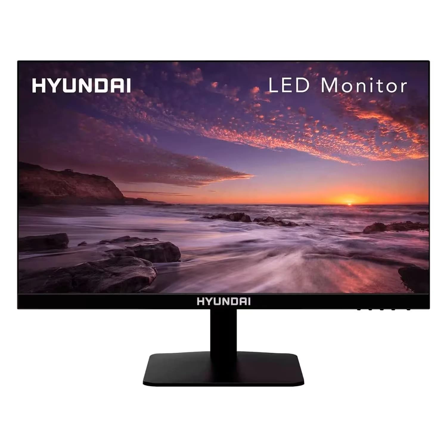 Acessório · Hyundai Monitor Hyundai HT24F0MBK01 24" Full HD 75Hz HDMI VGA - Preto