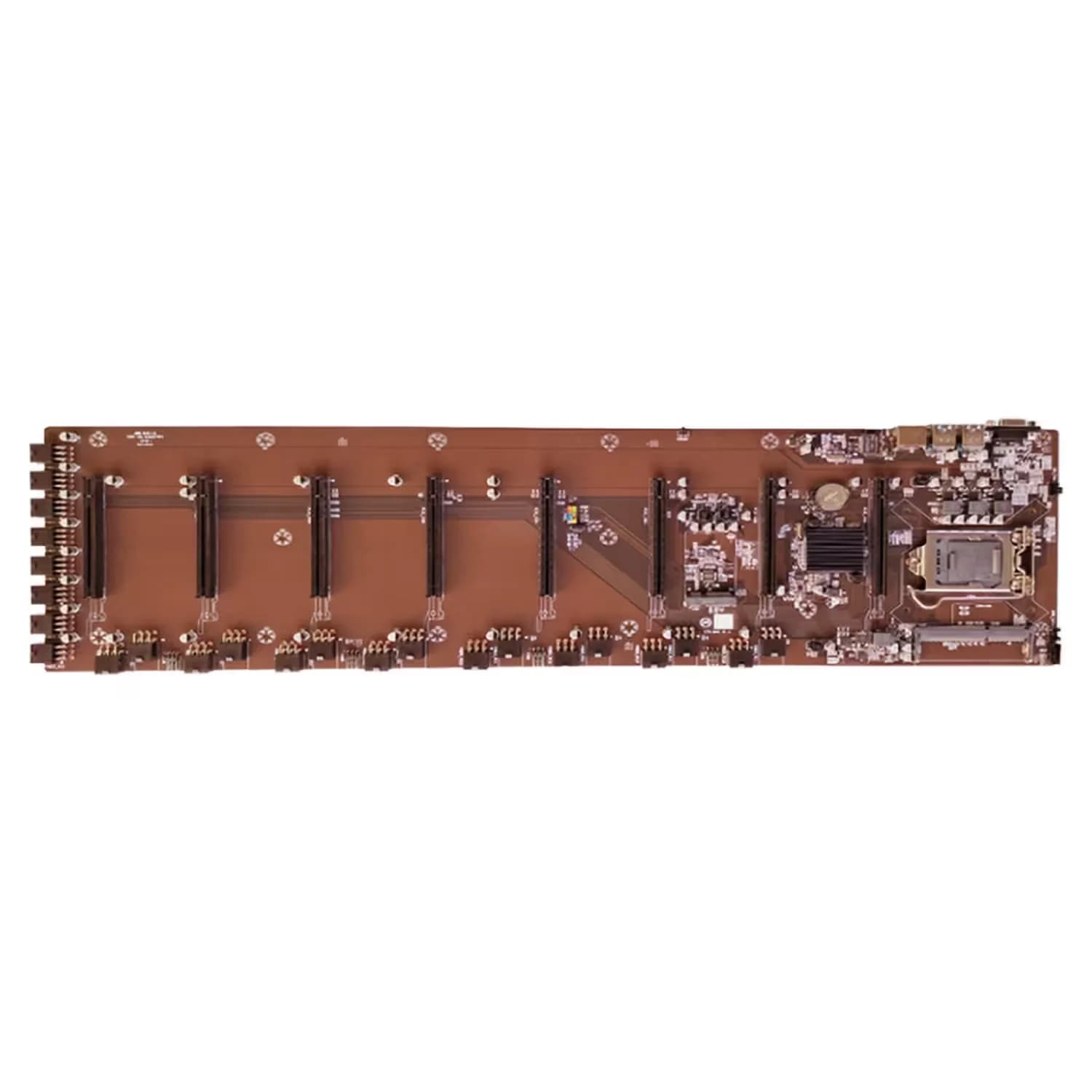 Intel Placa Mãe Afox AF85-ETH8EX Socket LGA 1150 Chipset Intel B85 DDR3L Micro ATX (Para Mineração)
