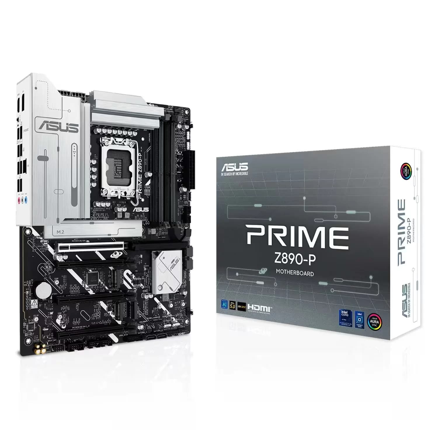 Intel Placa Mãe Asus Prime Z890-P DDR5 Socket LGA1851 Chipset Intel Z890 ATX