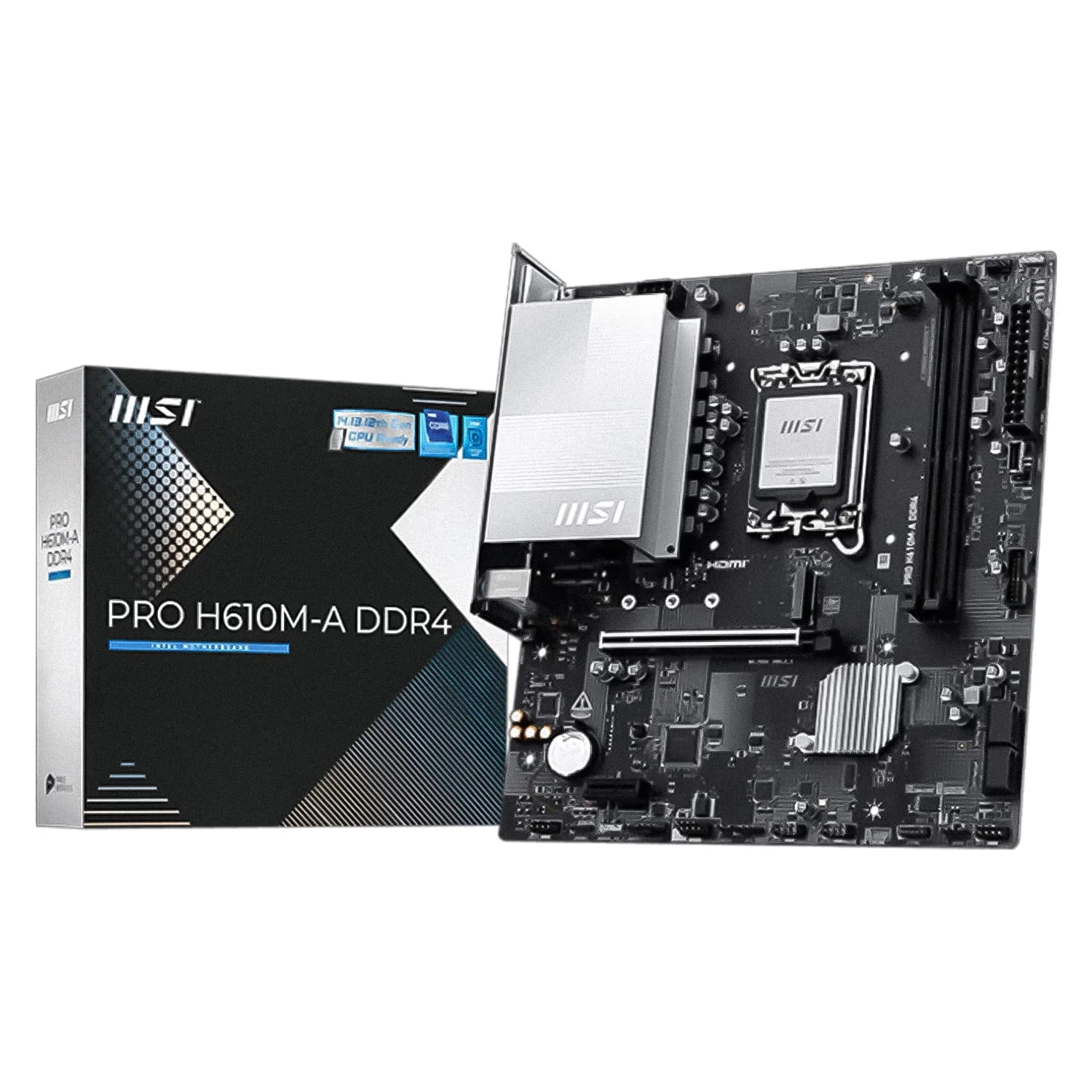 Intel Placa Mãe MSI Pro H610M-A DDR4 Socket LGA 1700 Chipset Intel H610 Micro ATX