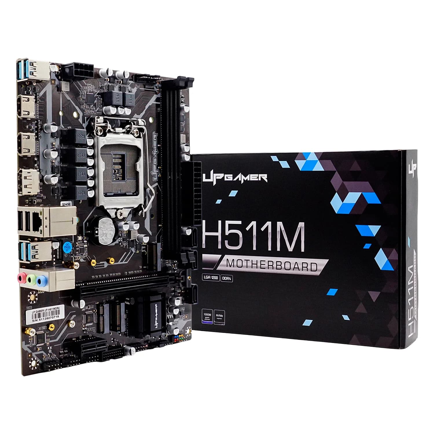 Intel Placa Mãe UP Gamer H511MDR4 DDR4 Socket LGA 1200 Chipset Intel H511 Micro ATX