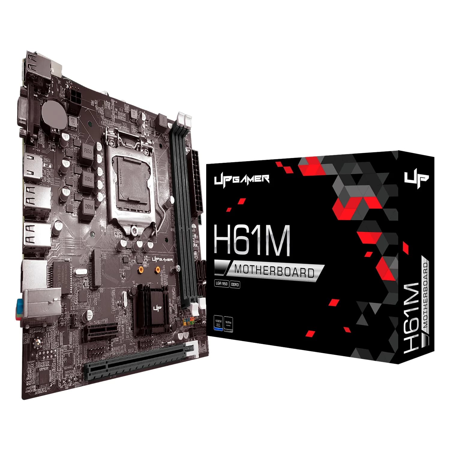Intel Placa Mãe UP Gamer H61MDR3 DDR3 Socket LGA 1155 Chipset Intel H61 Micro ATX