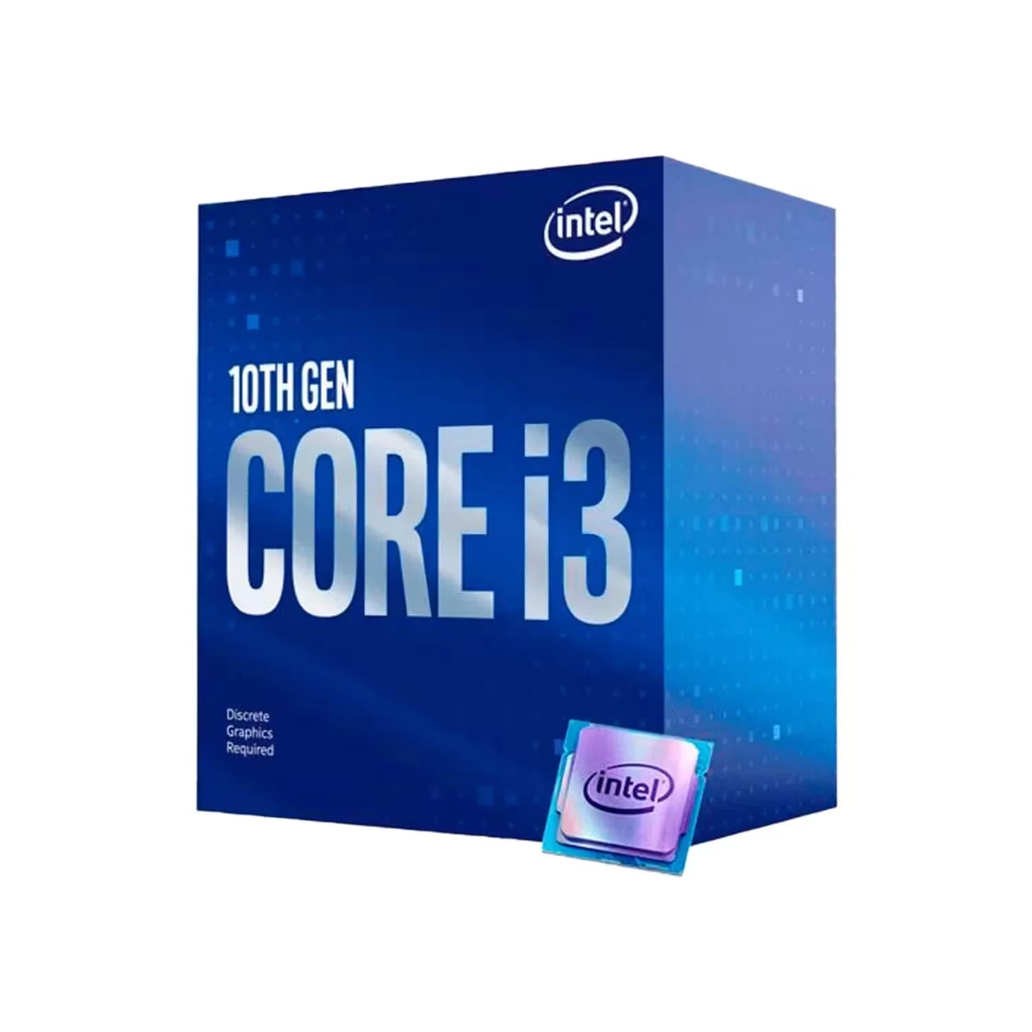 Acessório · Intel Processador Intel Core i3-10105F Socket LGA 1200 4 Core 8 Threads 3.7GHz e 4.4GHz Turbo Cache 6MB