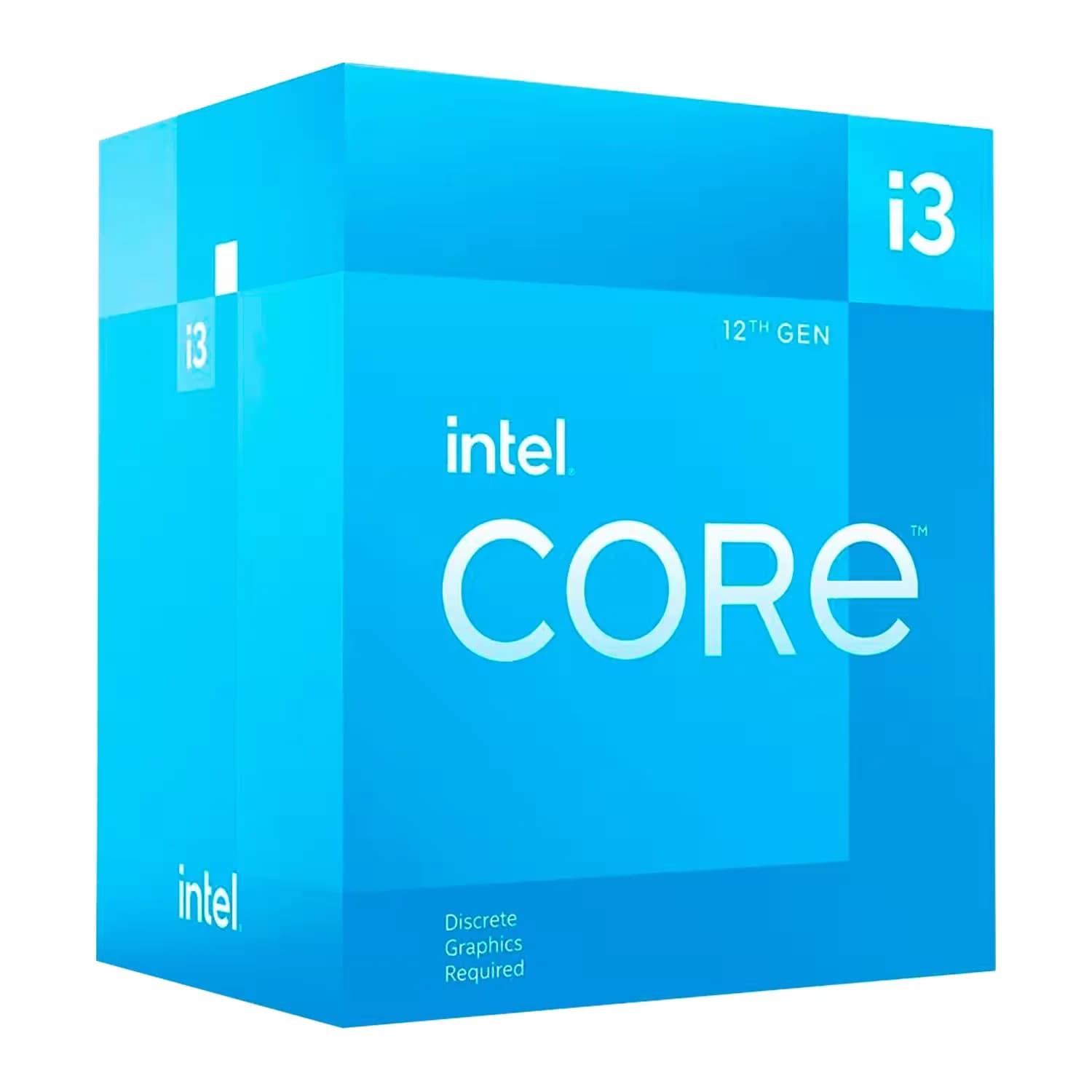 Acessório · Intel Processador Intel Core i3-12100F Socket LGA 1700 4 Core 8 Threads 3.3GHz e 4.3GHz Turbo Cache 12MB