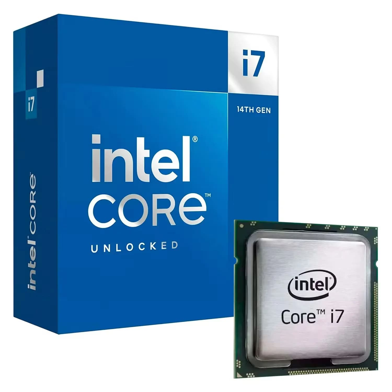 Acessório · Intel Processador Intel Core i7-14700K Socket LGA 1700 20 Core 28 Threads 3.4GHz e 5.6GHz Turbo Cache 33MB