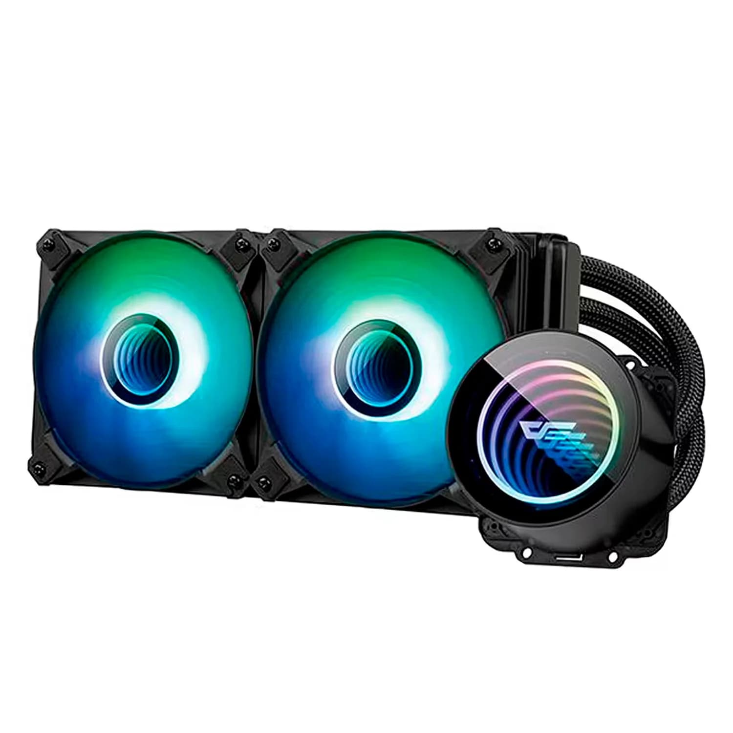 Acessório · Intel Water Cooler para Processador Aigo Darkflash Twister DX240 V2.6 ARGB - Preto