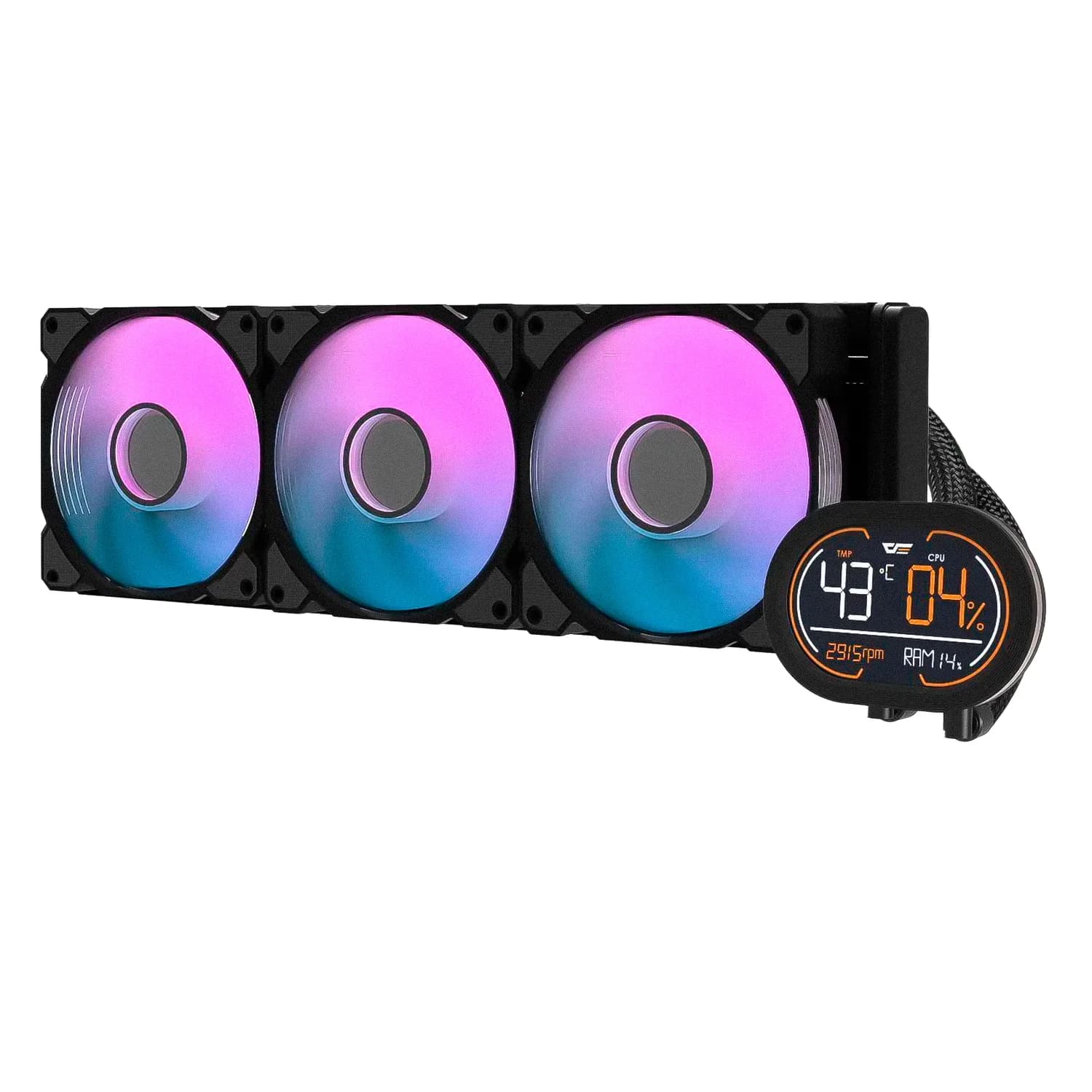 Acessório · Intel Water Cooler para Processador darkFlash DH360D ARGB - Preto