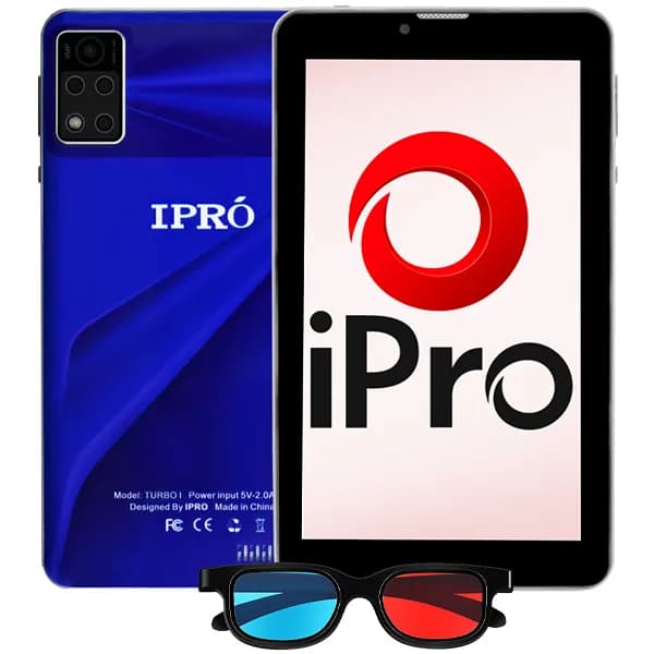 Ipro Tablet IPRO Turbo-1 4G 32GB 2GB RAM de 7" 8MP 2MP - Azul
