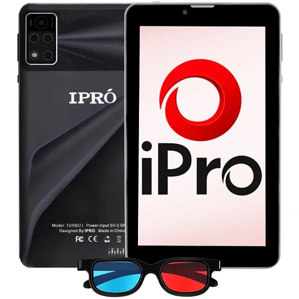 Ipro Tablet IPRO Turbo-1 4G 32GB 2GB RAM de 7" 8MP 2MP - Preto