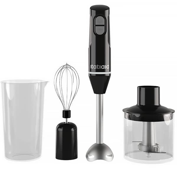 Acessório · Itatiaia Mixer Itatiaia MXITA2MIDA 200 watts + Batedor Fuê + Processador de Alimentos 220V ~ 50 60Hz - Preto Silver