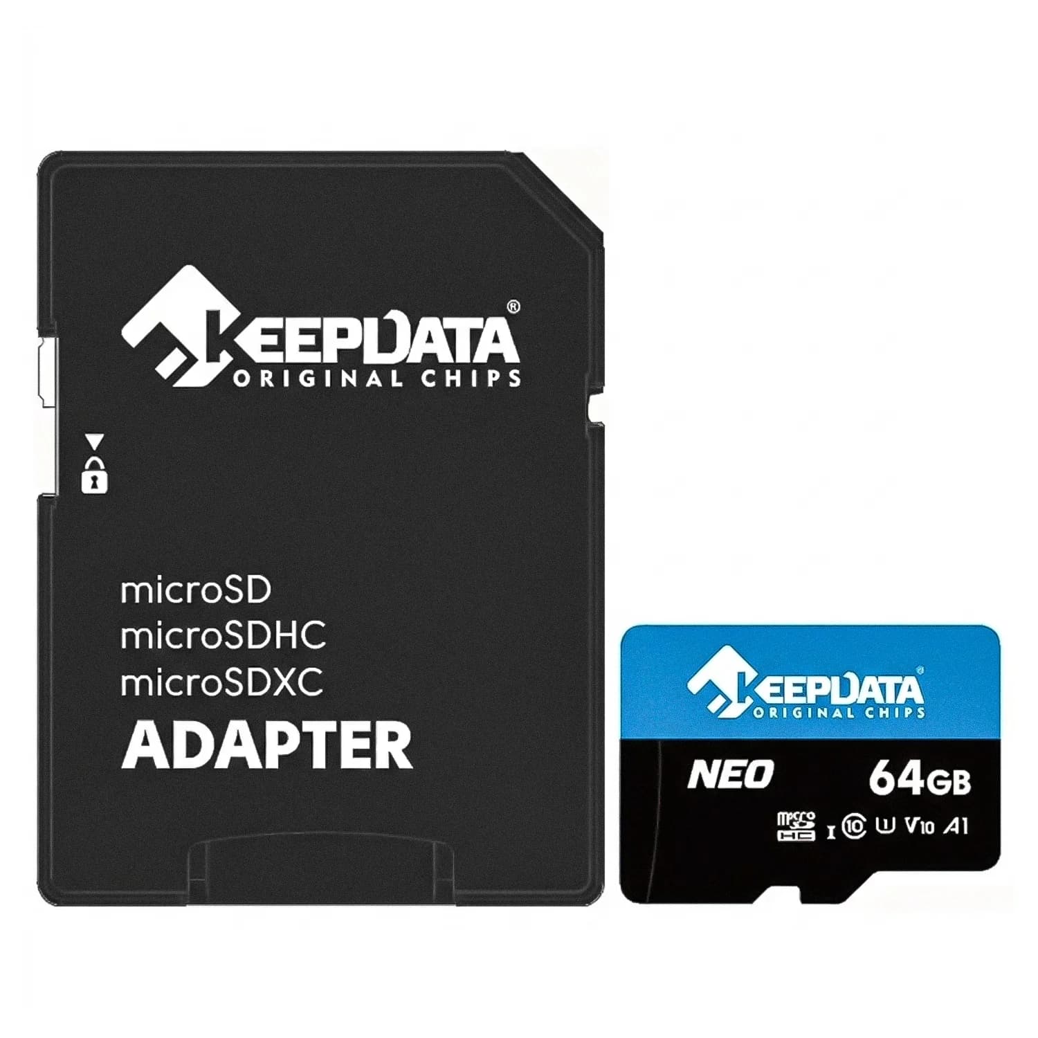 Keepdata Cartão de Memória Micro SD Keepdata Neo 64GB 95Mbs - KDMSDC10U1V10A1-64G