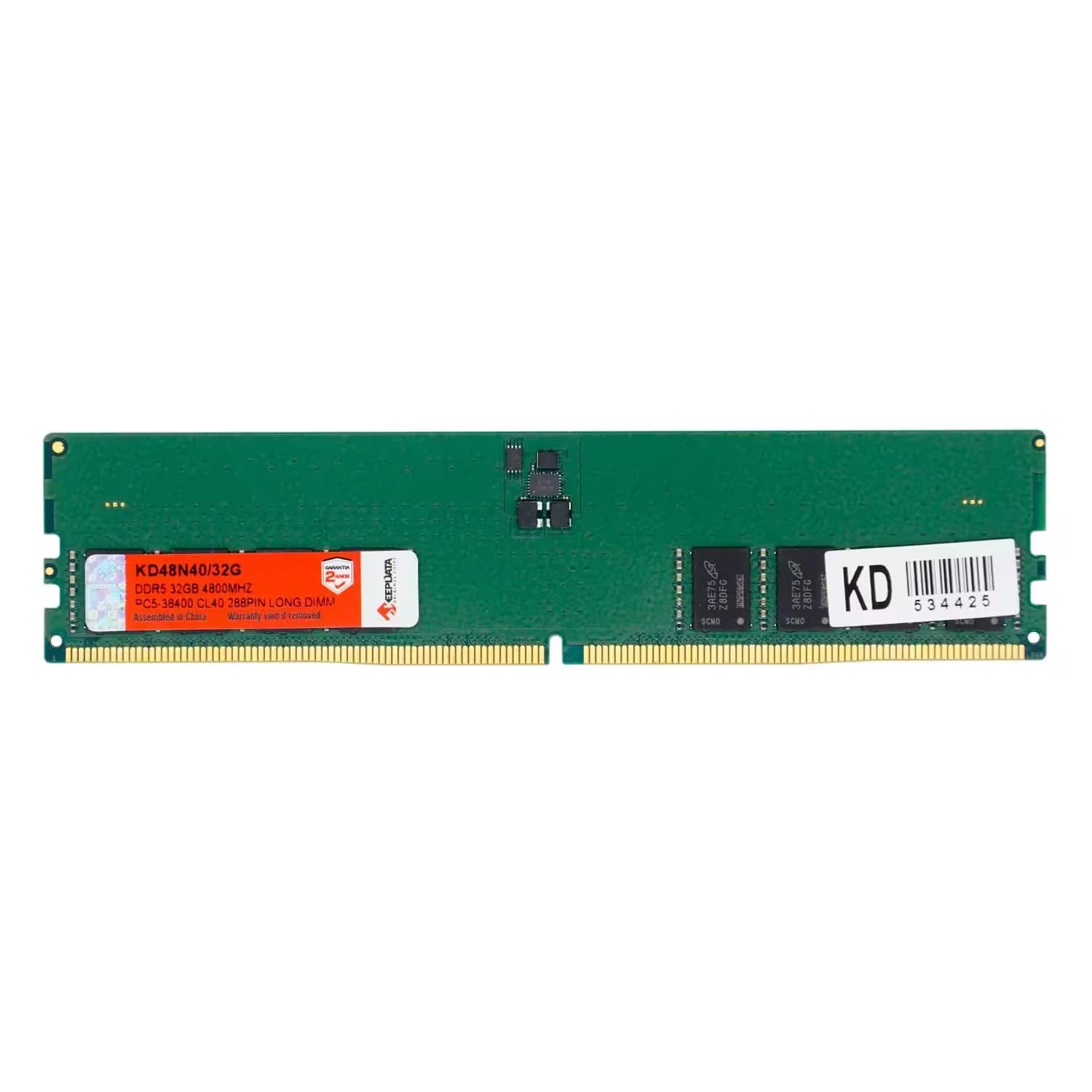 Acessório · Keepdata Memória RAM Keepdata 32GB DDR5 4800 MHz - KD48N40/32G