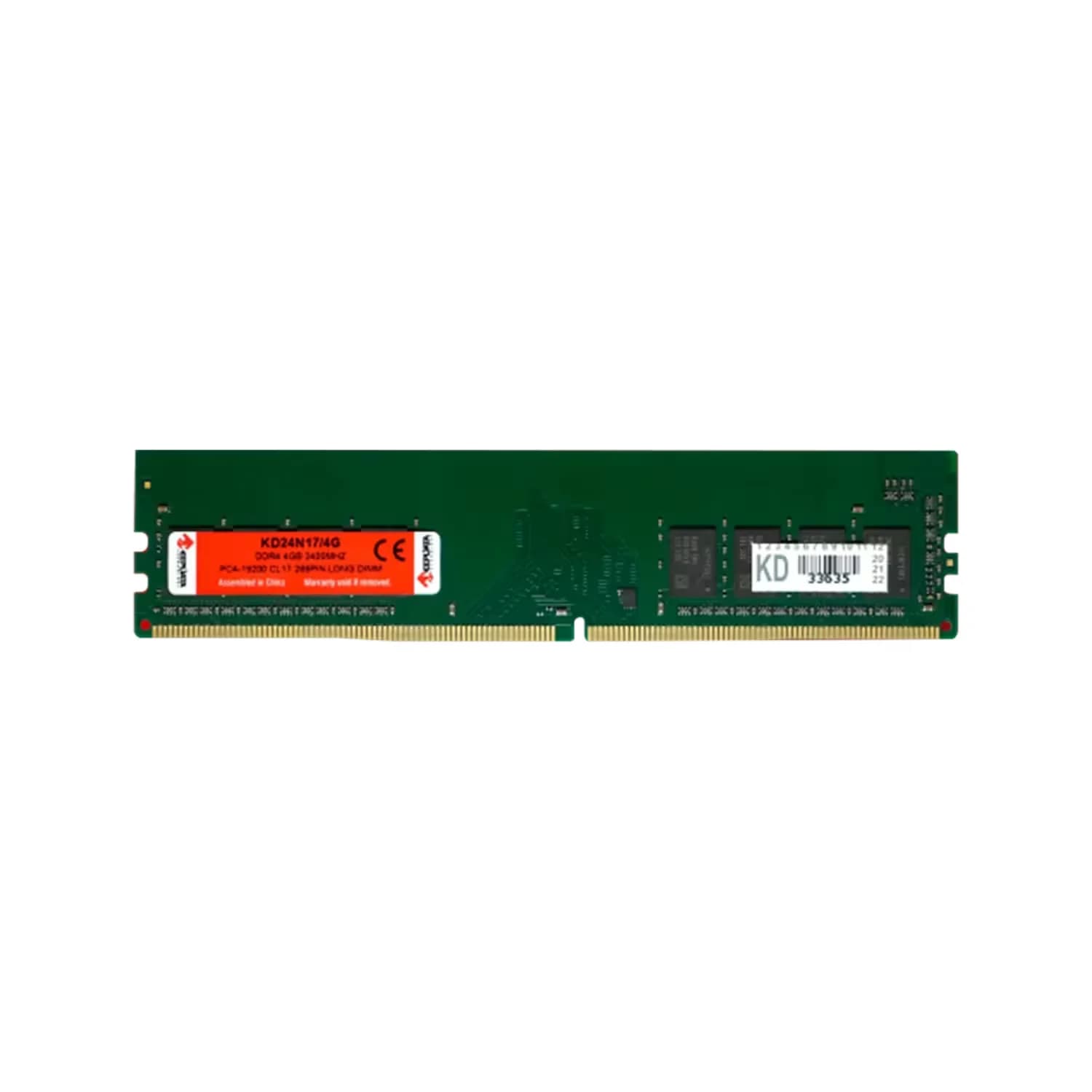Acessório · Keepdata Memória RAM Keepdata 4GB DDR4 2400MHz - KD24N17/4G