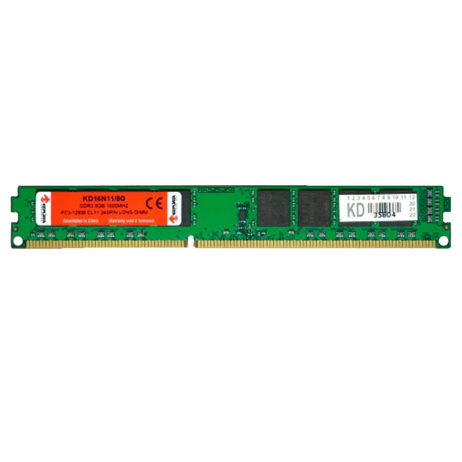Acessório · Keepdata Memória RAM Keepdata 8GB DDR3 1600MHz - KD16N11/8G