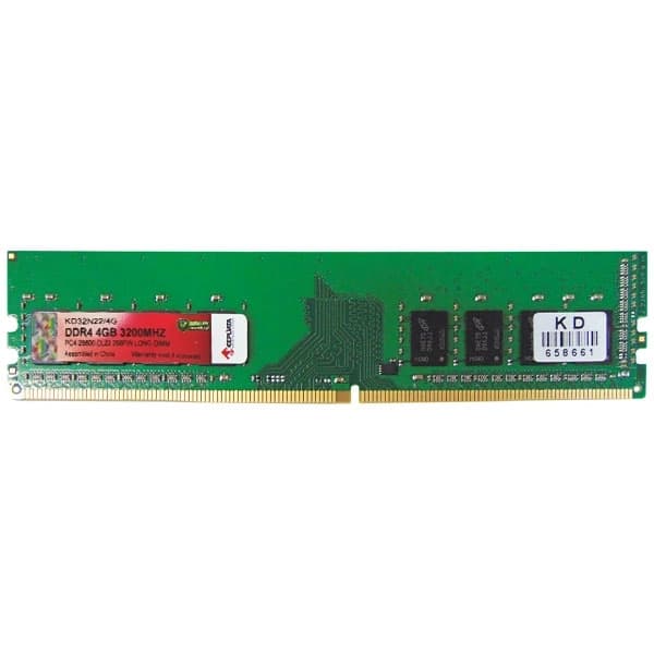 Acessório · Keepdata Memória RAM para PC 4GB Keepdata KD32N22 4G DDR4 de 3200MHz - Verde