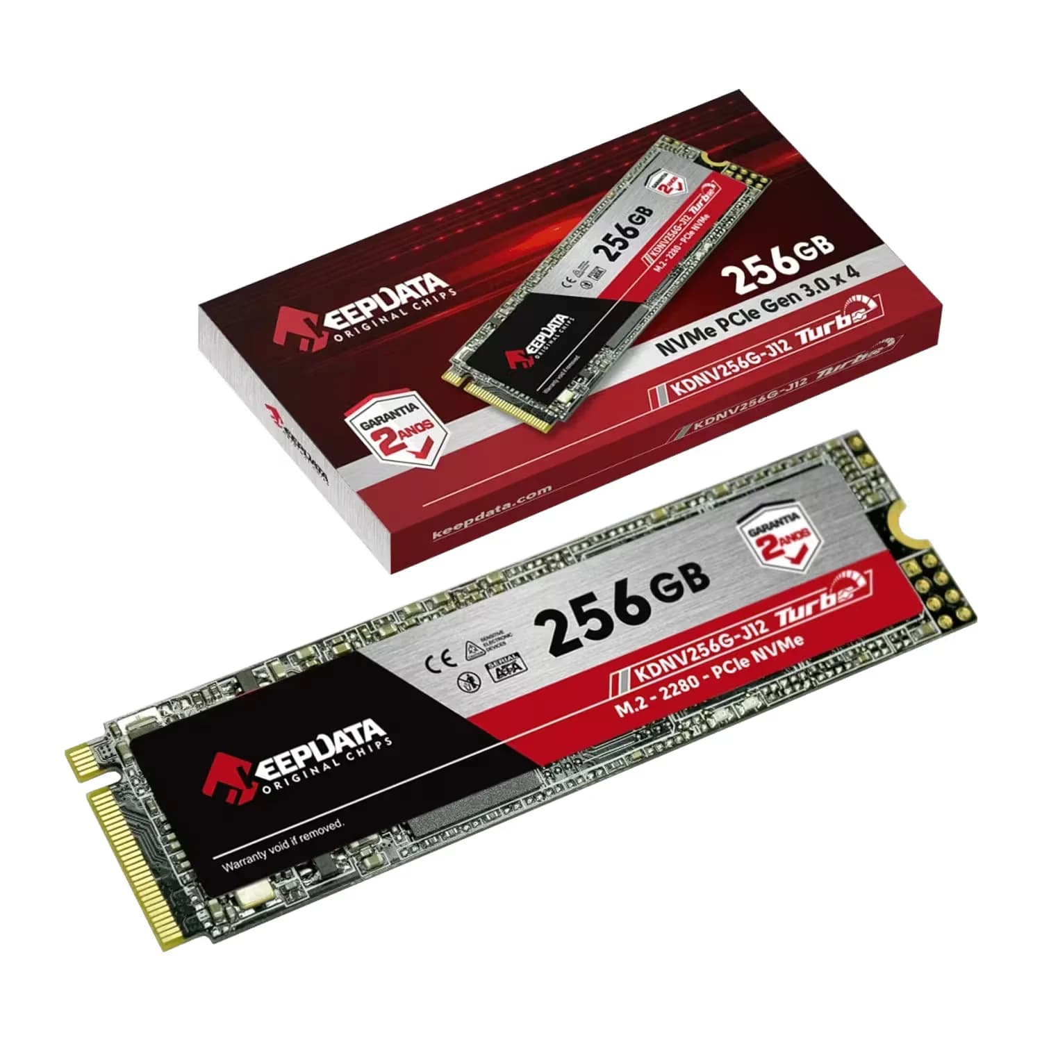 Acessório · Keepdata SSD M.2 Keepdata 256GB NVMe PCIe 3.0 - KDNV256G-J12