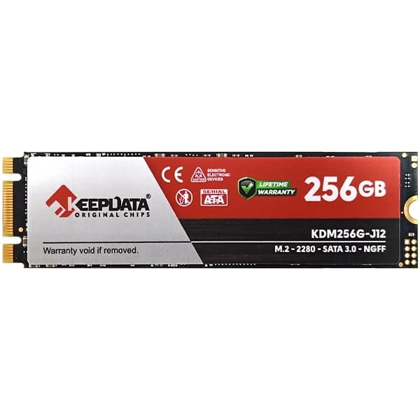 Acessório · Keepdata SSD M.2 Sata de 256GB Keepdata KDM256G-J12 - Preta