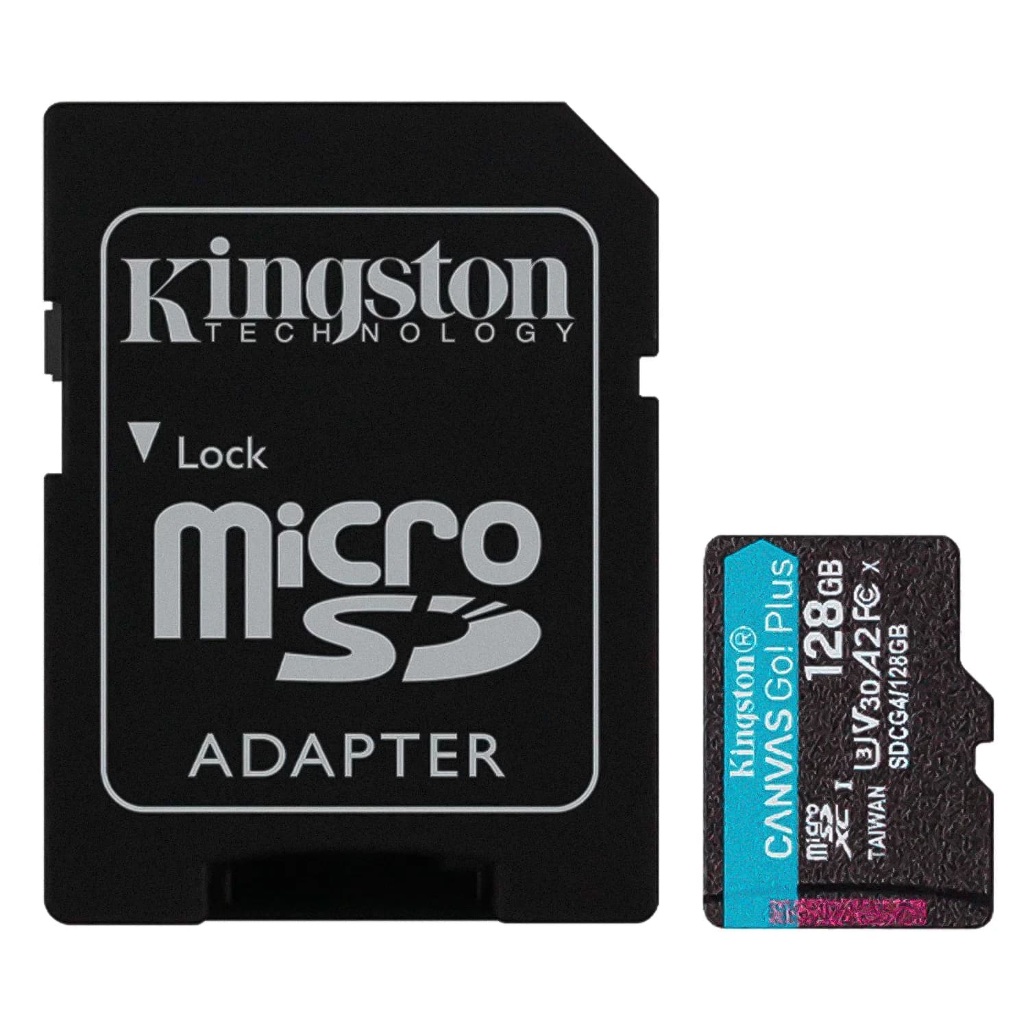 Kingston Cartão de Memória Micro SD Kingston Canvas Go Plus 128GB 200Mbs C10 - SDCG4/128G