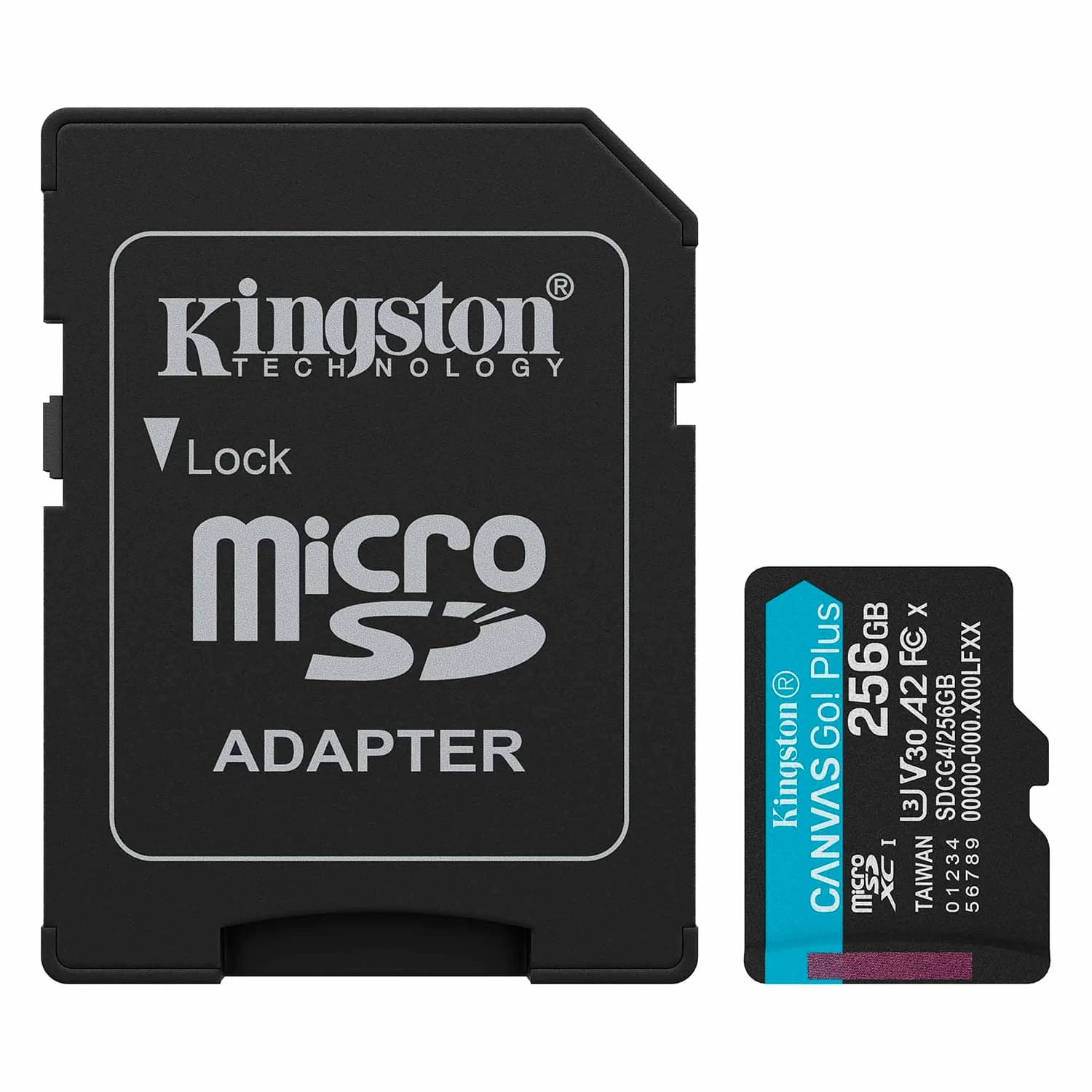 Kingston Cartão de Memória Micro SD Kingston Canvas Go Plus 256GB 200Mbs - SDCG4/256G