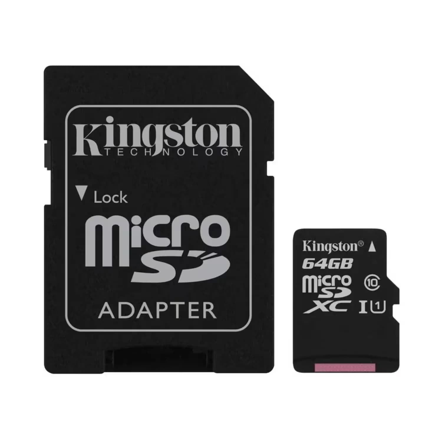 Kingston Cartão de Memória Micro SD Kingston Canvas Select Plus 64GB 100MBs - SDCS2/64GB