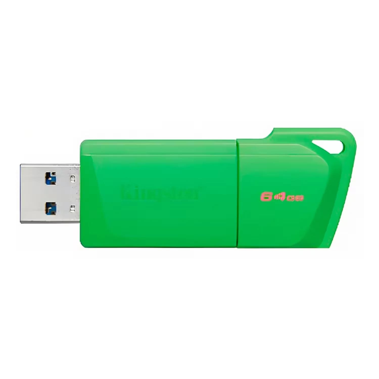 Acessório · Kingston Pendrive Kingston DataTraveler Exodia 64GB USB 3.2 - Verde KC-U2L64-7LG