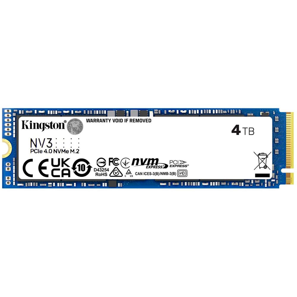 Acessório · Kingston SSD Interno Kingston M.2 SNV3S NV3 PCIe 4.0 4TB - Roma Shopping - Seu Destino para Compras no Paraguai