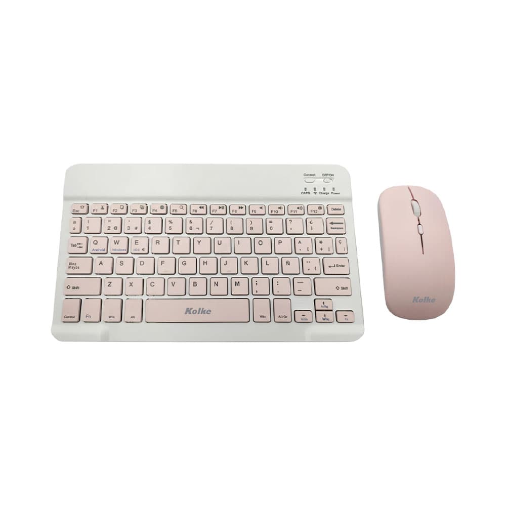 Kolke Kit Kolke Kek 718 Teclado Y Mouse Inalámbrico Rose