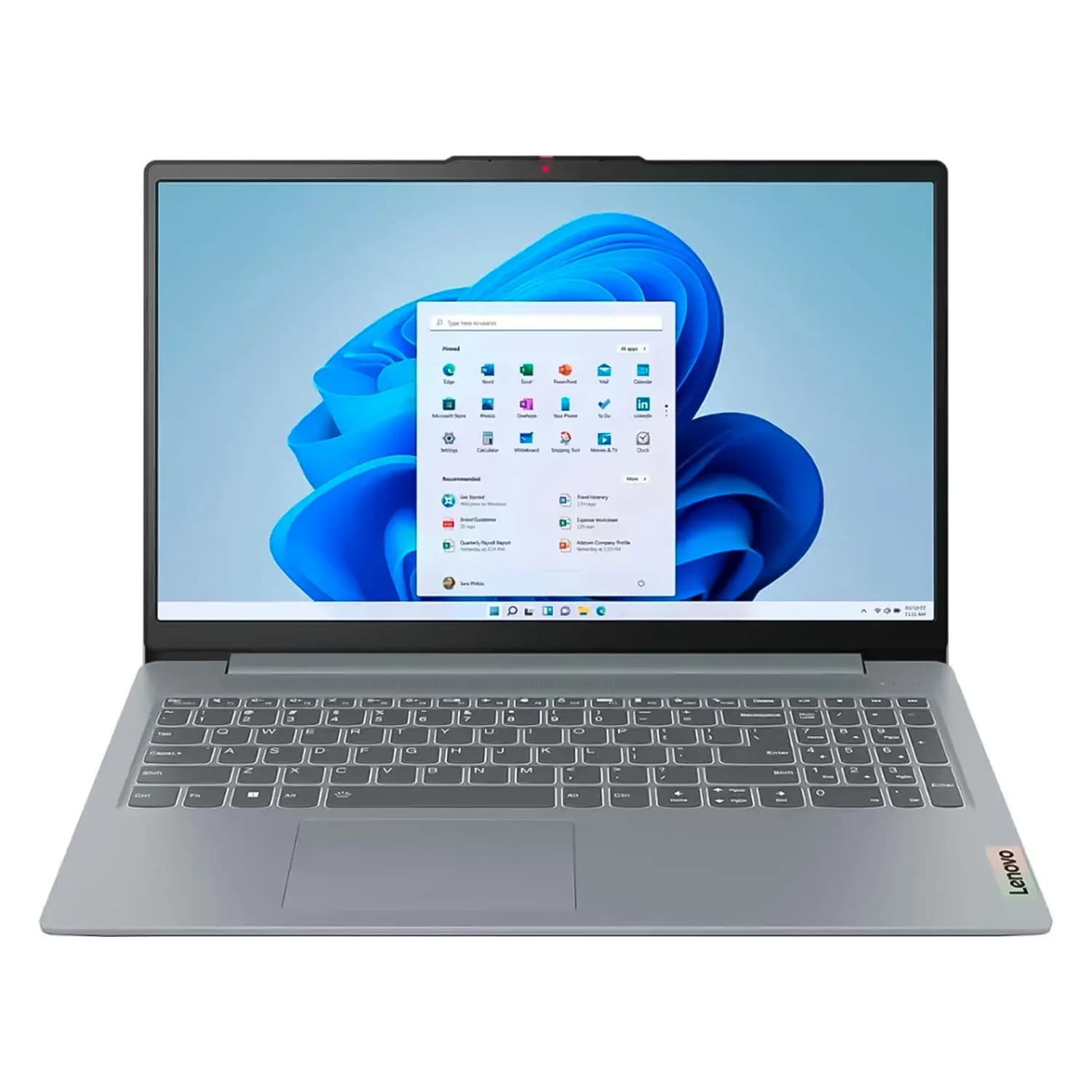 Lenovo Notebook Lenovo IdeaPad Slim 3 82XM00LMUS 15.6" AMD Ryzen 7 5825 512GB SSD 16GB RAM Touch - Cinza