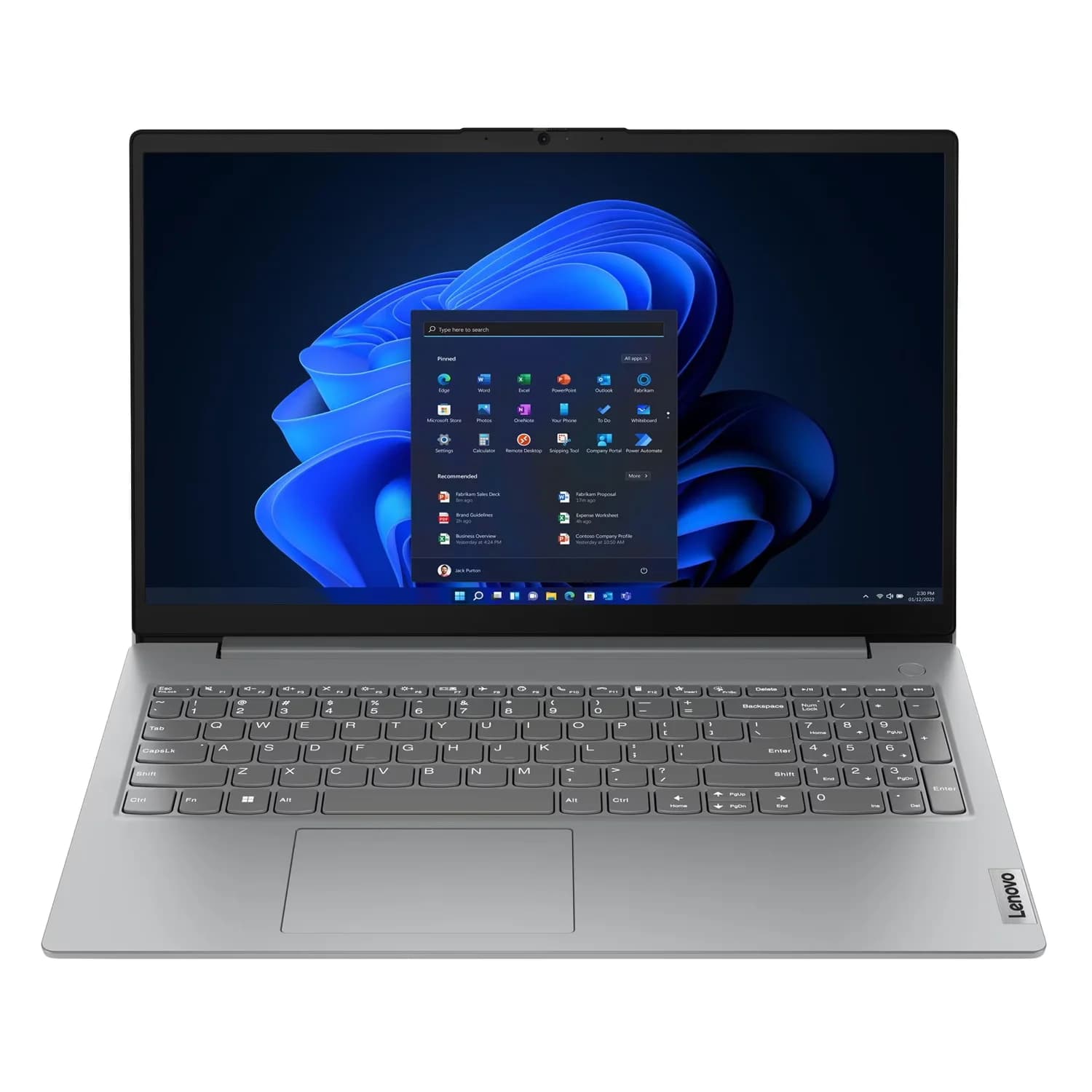 Lenovo Notebook Lenovo V15 82YU00X4LM 15.6" AMD Ryzen 3-7320U 256GB SSD 8GB RAM Espanhol - Cinza