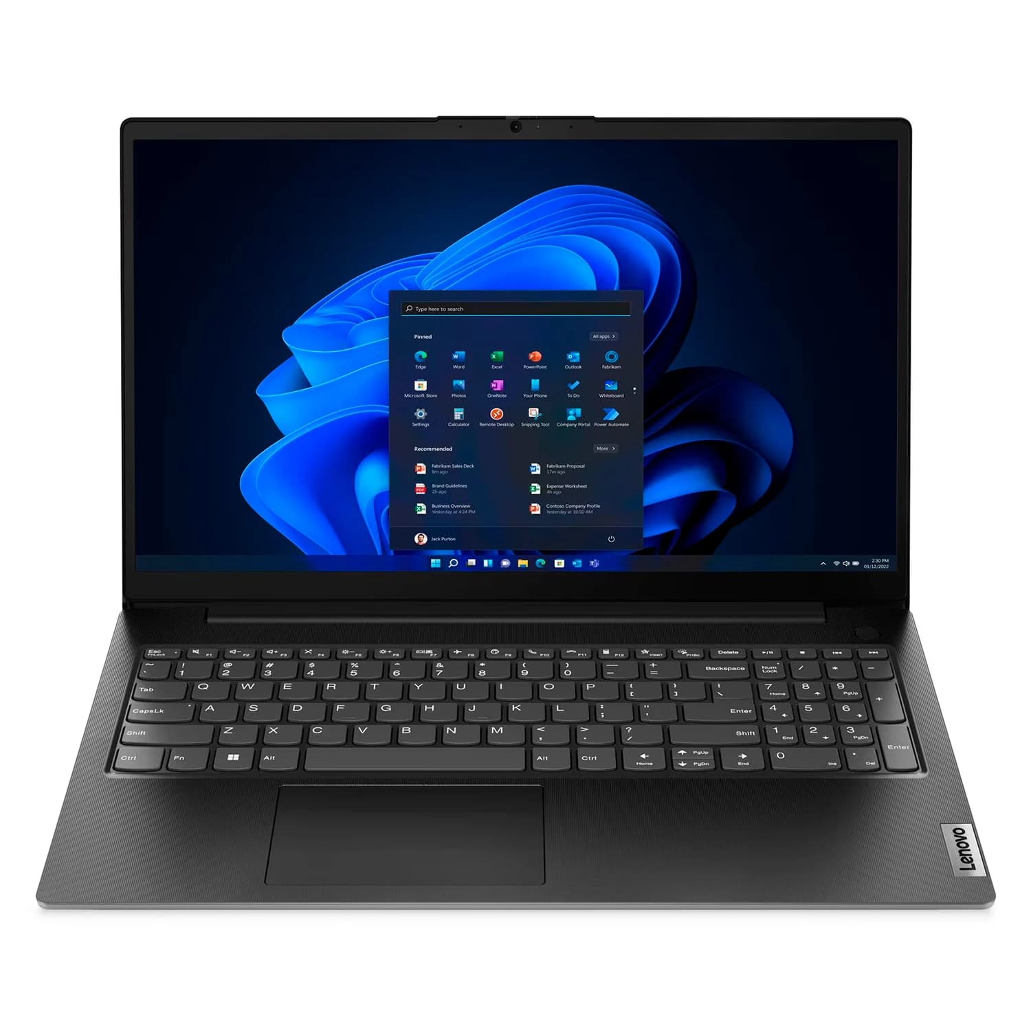Lenovo Notebook Lenovo V15 AMD Ryzen 3-7320U 16GB RAM 512GB SSD Tela 15.6" Full HD Windows 11 Inglês Preto - 83CQ0025US