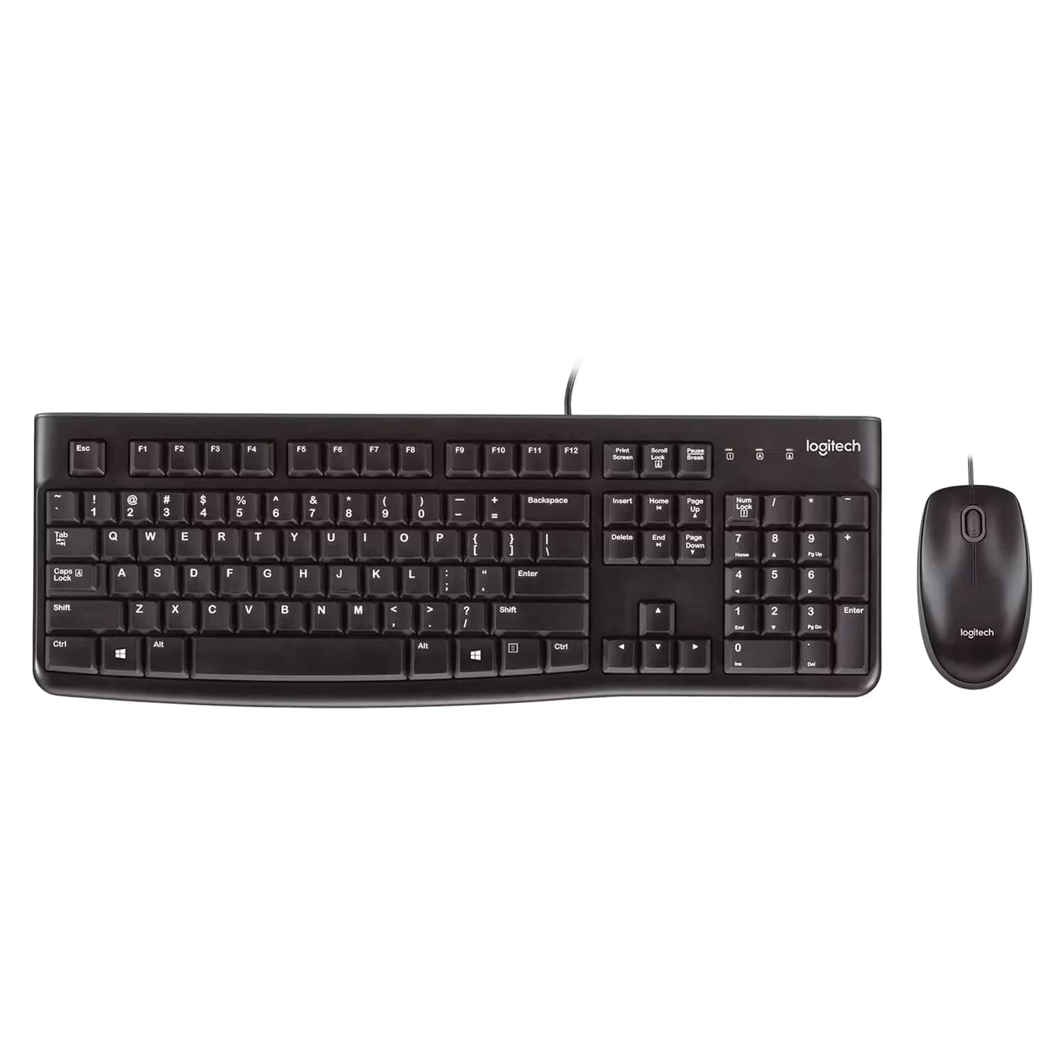 Logitech Kit Teclado e Mouse Logitech MK120 920-004428 USB Espanhol - Preto