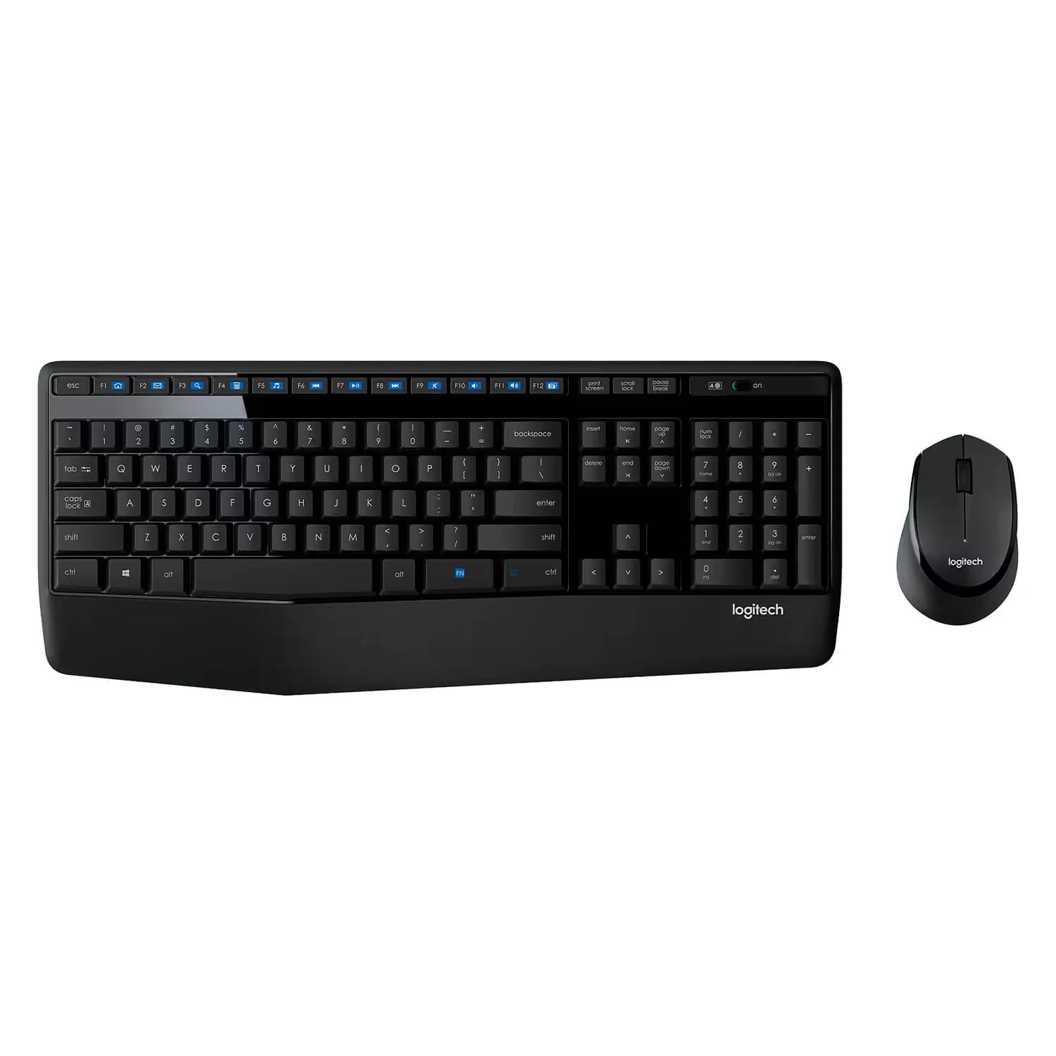 Logitech Kit Teclado e Mouse Logitech MK345 920-007820 Sem Fio Espanhol - Preto