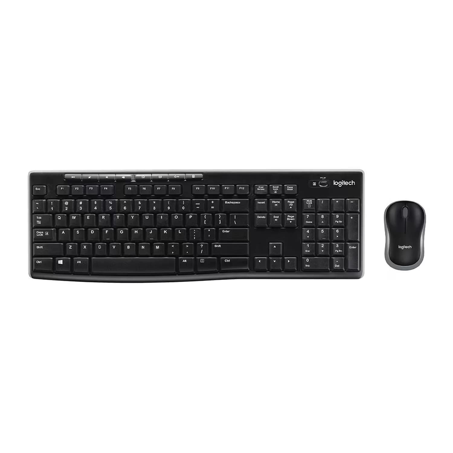 Logitech Kit Teclado e Mouse Logitech MK370 920-012063 Sem Fio Espanhol - Preto