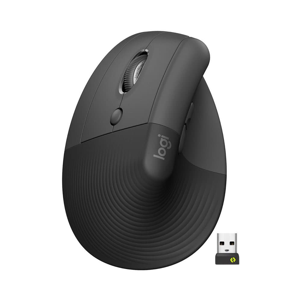 Logitech Mouse Inalámbrico Logitech 910 006467 Lift Left Ergo Gray Izquierdo