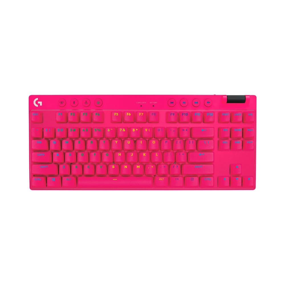 Logitech Teclado Gamer Logitech 920 012154 Pro X Tkl Magenta