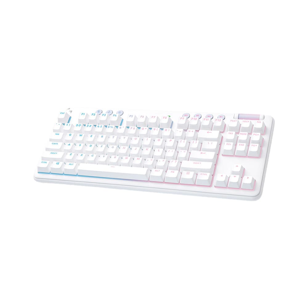 Logitech Teclado Logitech G715 Mecánico Inalámbrico Para Juegos White Mist
