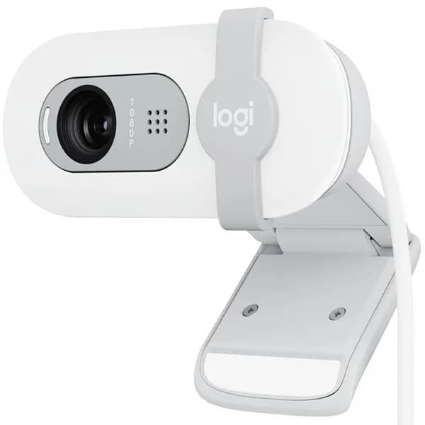 Logitech Webcam Logitech BRIO 100 USB - Branco Cinza