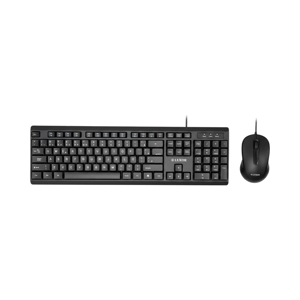 Luxor Kit Mouse Y Teclado Luxor Lx Tm2607 Black