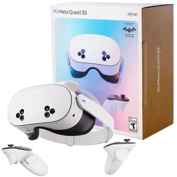 Acessório · Meta-Quest Óculos de Realidade Virtual Meta Quest 3S 256GB + Jogo Batman Arkham Shadow