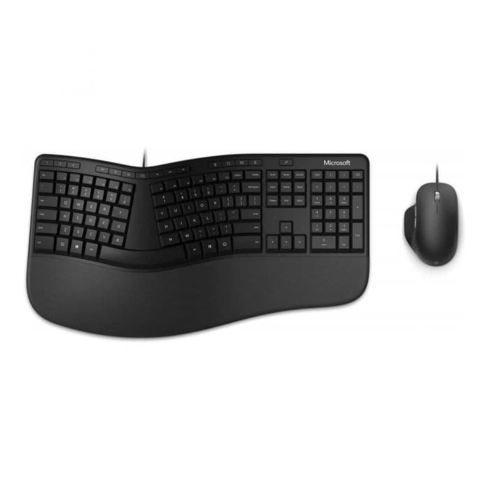 Microsoft Teclado Com Mouse Microsoft USB Ergonômico Desktop Espanhol Preto - RJU-00003 - Roma Shopping - Seu Destino para Compras no Paraguai