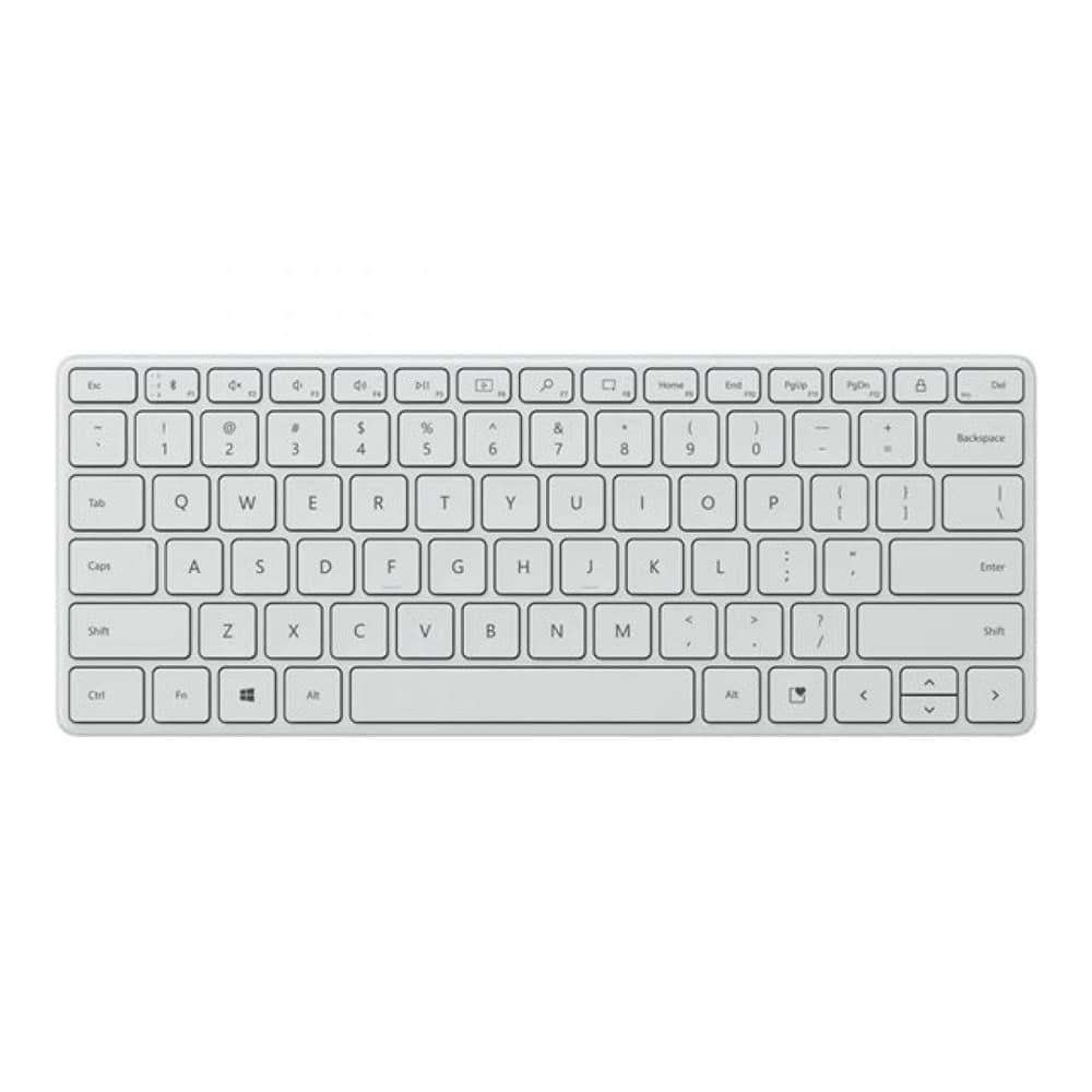 Microsoft Teclado Compacto Microsoft Bluetooth Espanhol Glacier - 21Y-00033 - Roma Shopping - Seu Destino para Compras no Paraguai