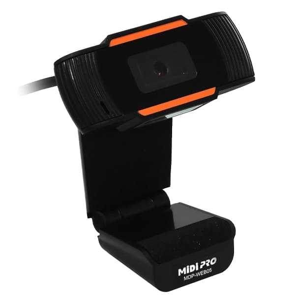 Midi-Pro Webcam MIDI Pro MDP-WEB05 Full HD USB - Preta
