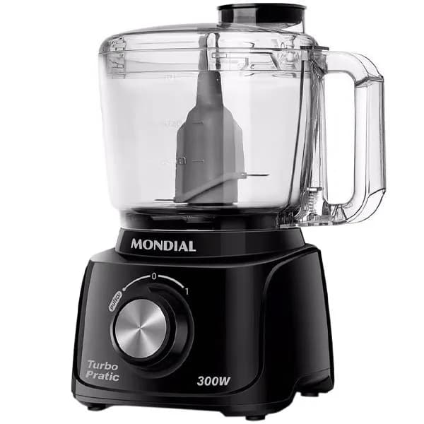 Acessório · Mondial Mini Processador de Alimentos Mondial Turbo Pratic MP-16-B 500 ml 220V ~ 50 60 Hz - Preto