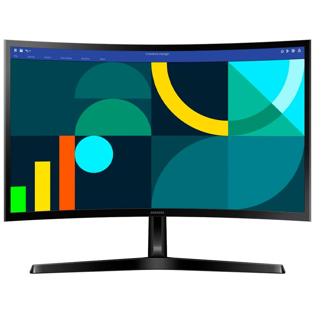 Acessório · Monitor Curvo Samsung S3 S36GD 24'' FHD 100hz 5ms Game Mode 1-VGA/1-HDMI - LS24D366GANXZA - Roma Shopping - Seu Destino para Compras no Paraguai