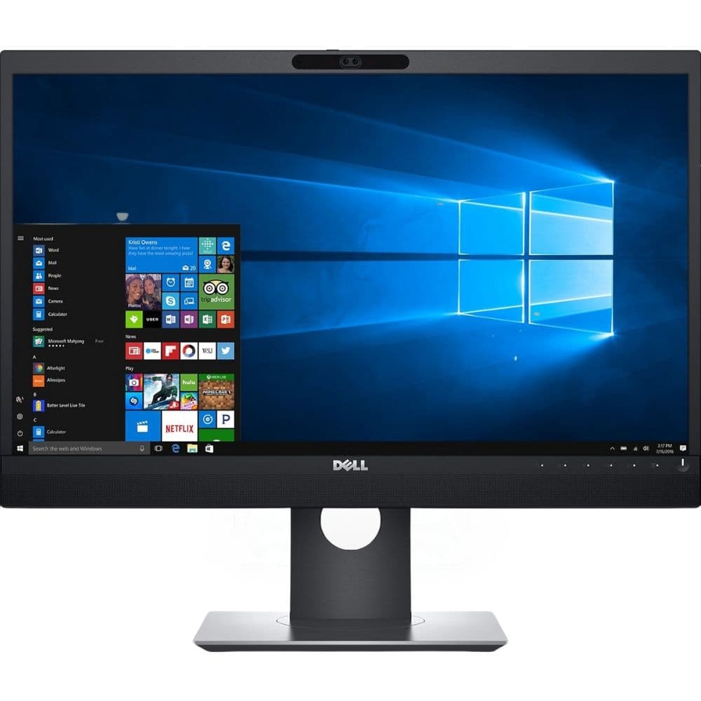 Acessório · Monitor Dell P2418HZM 23.8'' FHD 16:9 HDMI/VGA/DP/Câmera Video Conferencia - Preto - Roma Shopping - Seu Destino para Compras no Paraguai