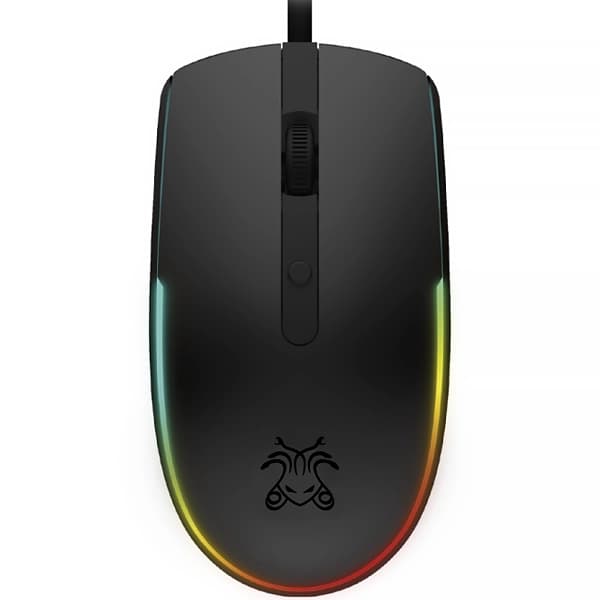 Mox Mouse Gaming Mox Emporium MO-M251 USB até 3.600 DPI com RGB - Preto