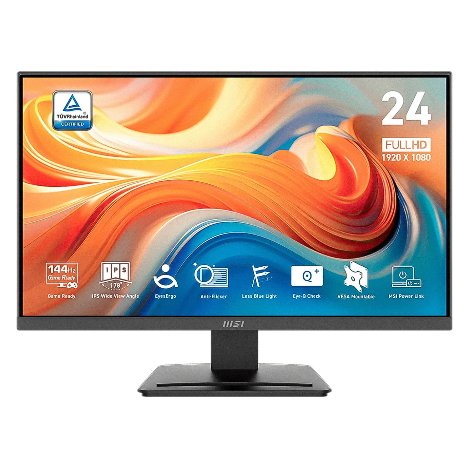 Acessório · MSI Monitor MSI Pro MP243L E14 23.8" Full HD 144Hz HDMI - Preto