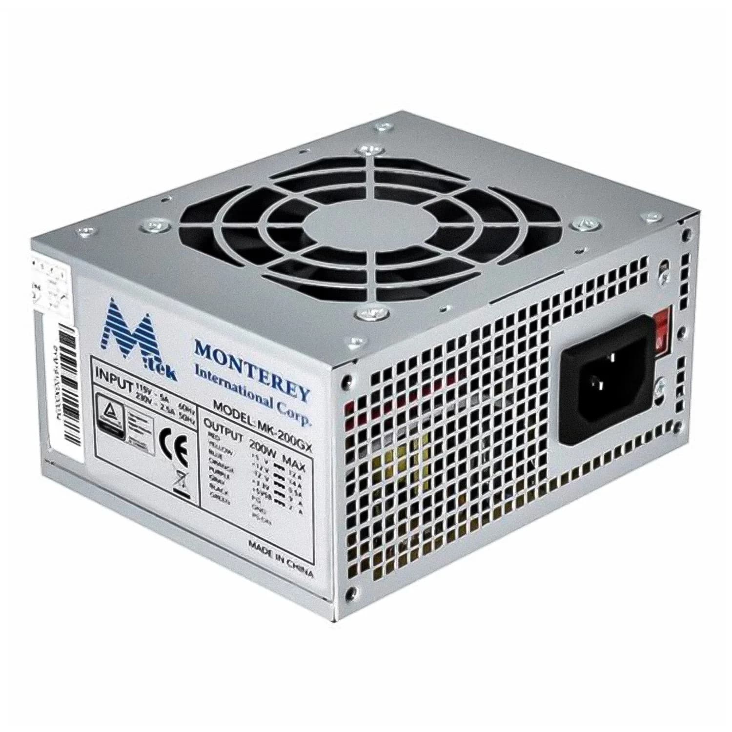 Mtek Fonte MTek MK200GX Mini ITX 200W Bivolt - Preto