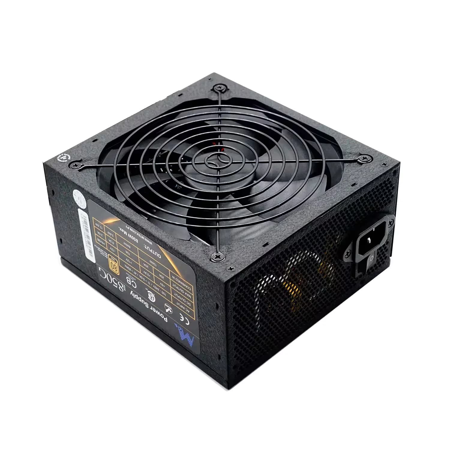Mtek Fonte MTek PSR-850G ATX 850W 80 Gold PFC Ativo Semi Modular Bivolt - Preto