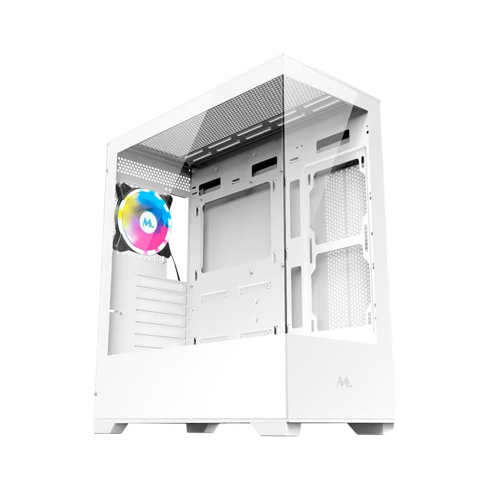 Acessório · Mtek Gabinete Mtek Mcg Airo1 Vidrio Templado Blanco